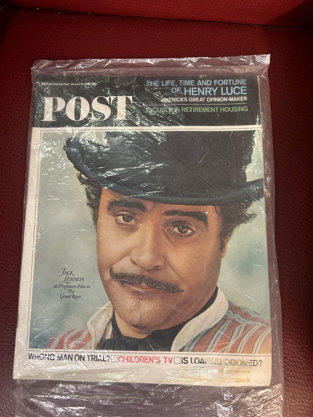 vintage The Saturday Evening Post magazine issue jack lemmon